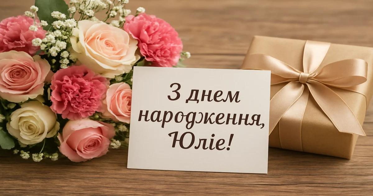З днем народження, Юліє: привітання своїми словами