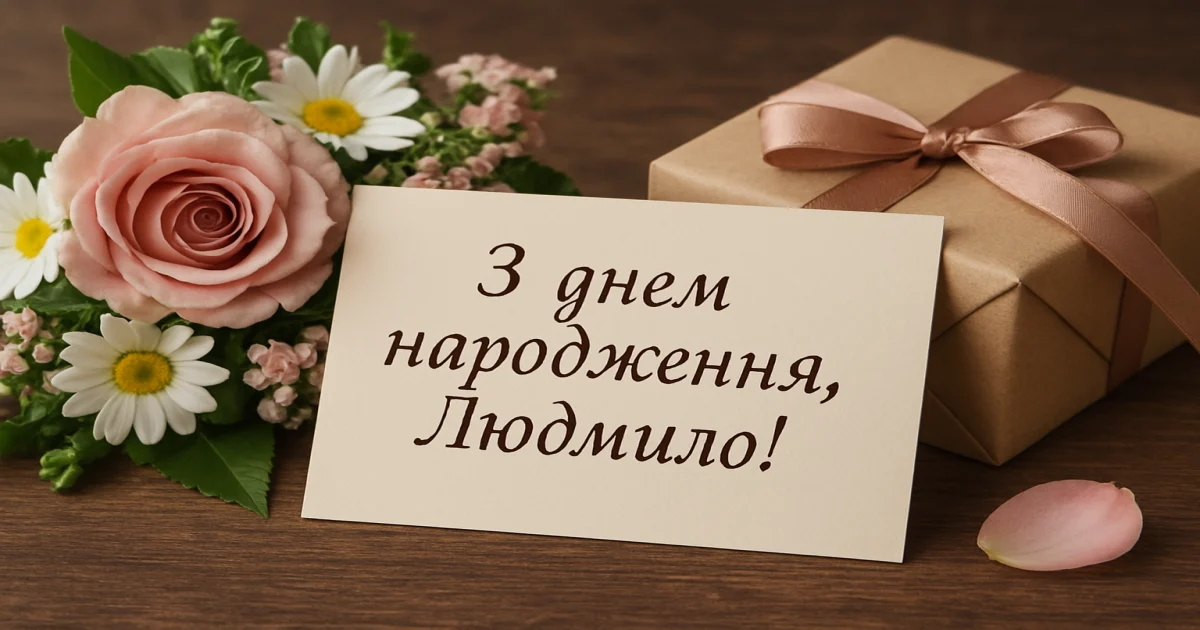 З днем народження, Людмило: привітання своїми словами