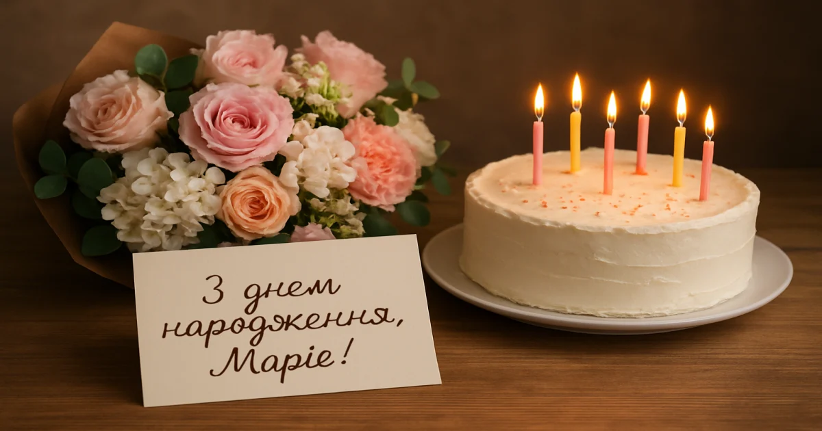 З днем народження, Маріє: привітання своїми словами
