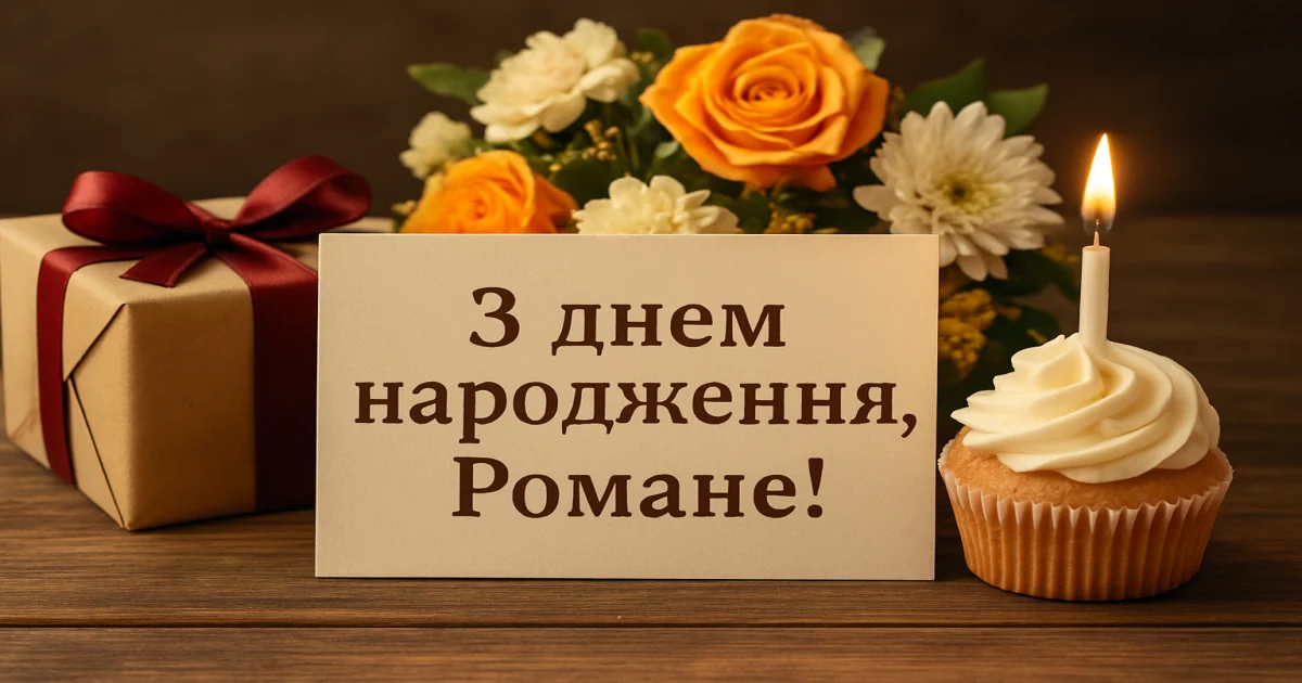З днем народження, Романе: привітання своїми словами